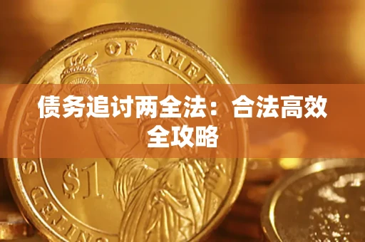 武汉债务追讨两全法：合法高效全攻略