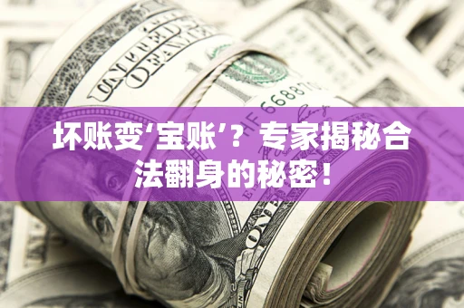 武汉坏账变‘宝账’？专家揭秘合法翻身的秘密！