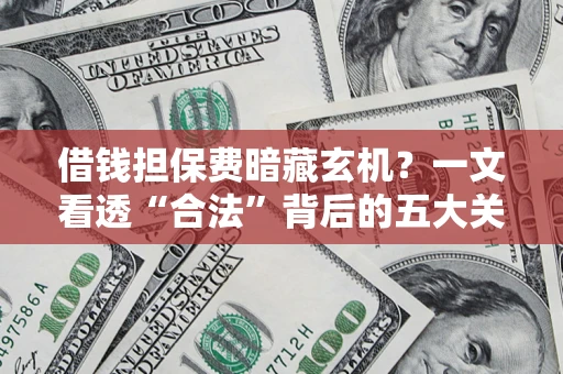 武汉借钱担保费暗藏玄机？一文看透“合法”背后的五大关键陷阱