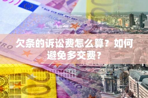 武汉欠条的诉讼费怎么算？如何避免多交费？
