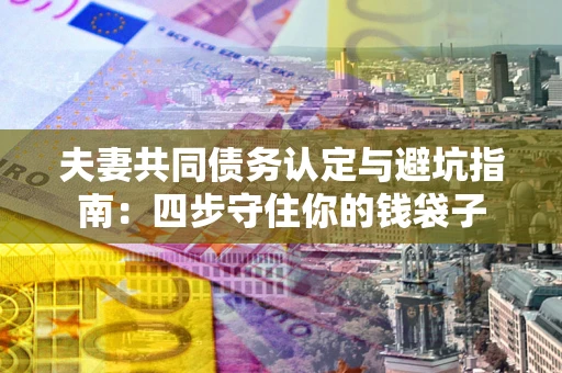 武汉夫妻共同债务认定与避坑指南：四步守住你的钱袋子