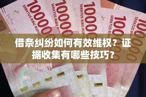 武汉借条纠纷如何有效维权？证据收集有哪些技巧？