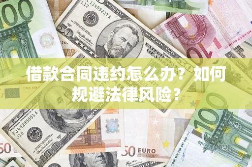 武汉借款合同违约怎么办？如何规避法律风险？